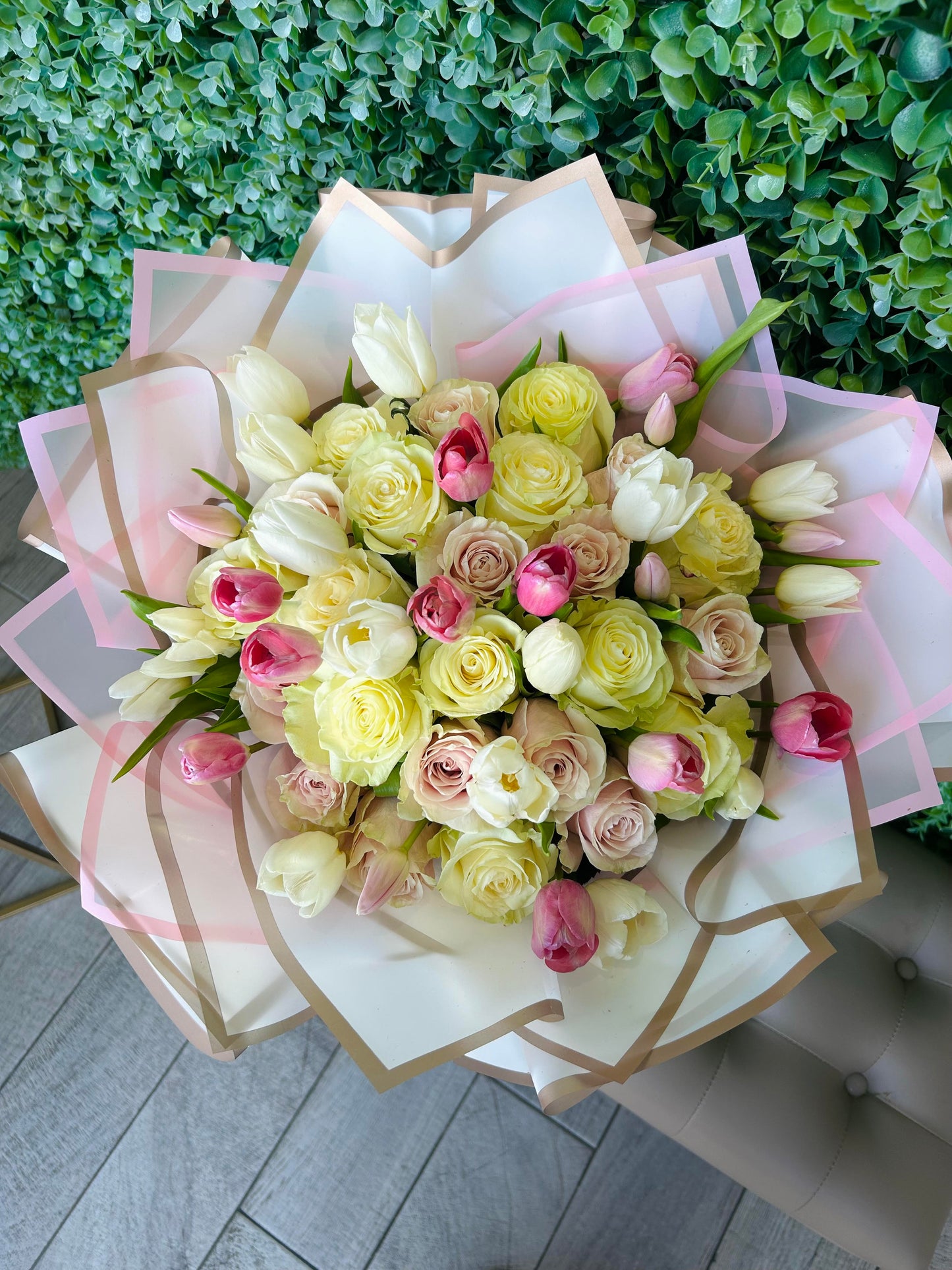 Roses and Tulip Bouquet